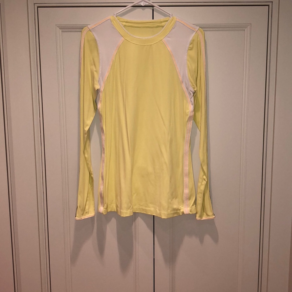 Lululemon yellow crew neck